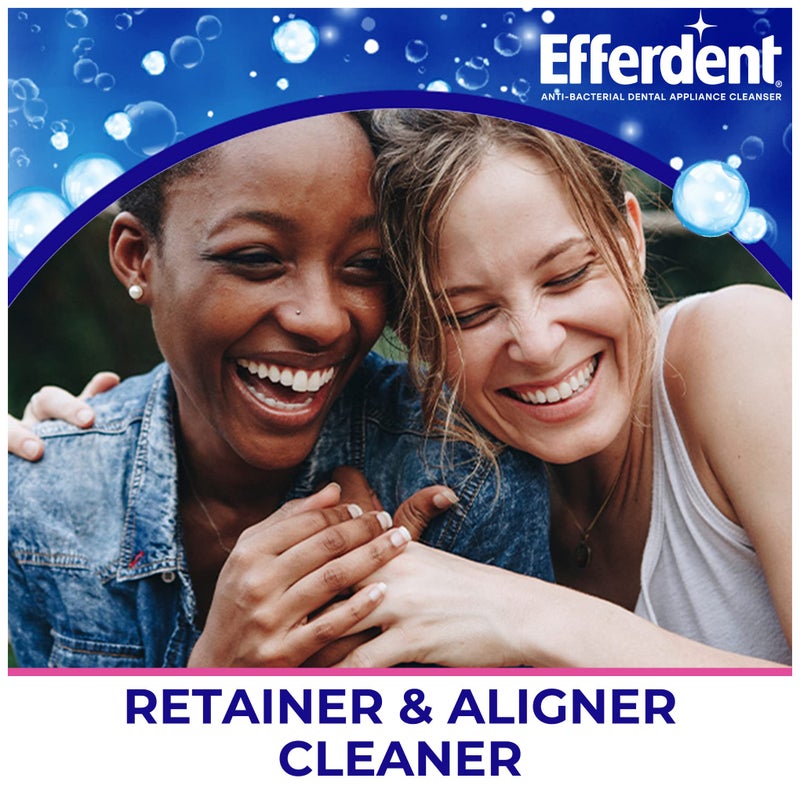 Efferdent Retainer Cleaning Tablets, Denture Cleanser Tablets for Dental Appliances, Complete Clean, 126 Tablets - Image 5