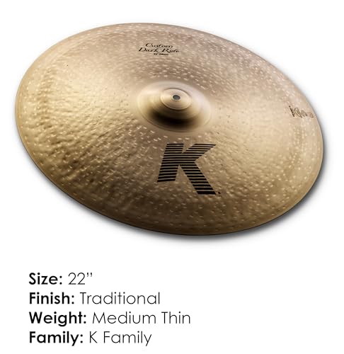 Zildjian صنج زيلجيان K كاستم دارك رايد - 22 بوصة - Image 2