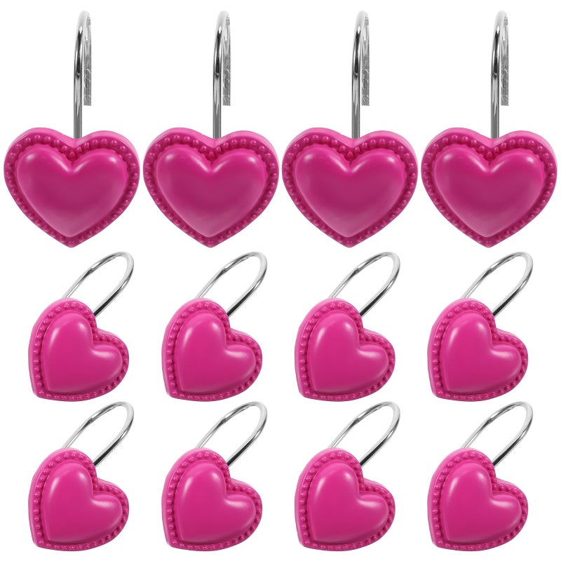 12pcs Decorative Shower Curtain Rod Hooks Hangers Replacement Curtain Hanging - Image 4