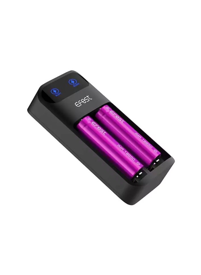 EFEST LUSH Q2 Smart Battery Charger – Dual Slot Fast Charging - Image 3