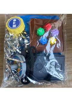 Chase Up Korean Traditional Gonggi Game Set -Jacks & 5 Stones & spinning tops, hacky sack, and tombstones, Portable Pocket-Sized Case, Classic Korean Folk Game for Family, Travel, and Party Fun, Perfect for Kids & Adults, Catching Stones Pebbles, Fun Traditional Play Game  - Image 3