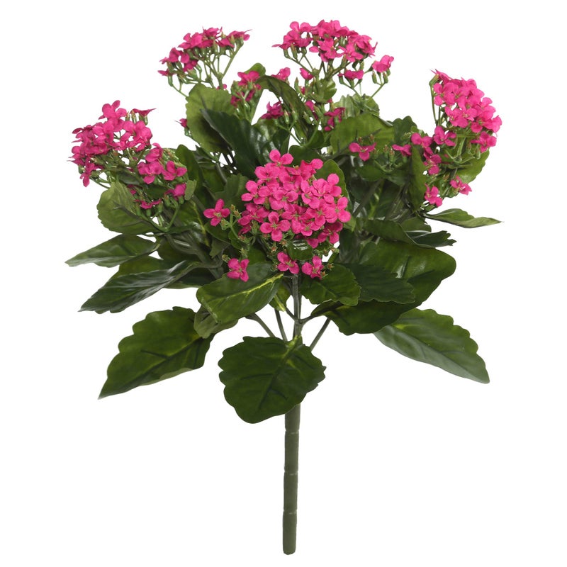 Vickerman Vickerman Everyday Artificial Hot Pink Kanachoe Bush 1725 Long  Premium Faux Floral Decor for Wedding or Everyday Arrangements  Maintenance Free Flowers 