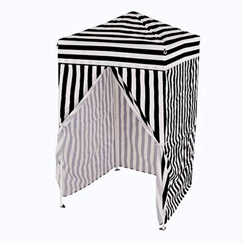 Impact Canopy Impact 4'x4' Pop up Changing Dressing Room, Black and White - Image 1
