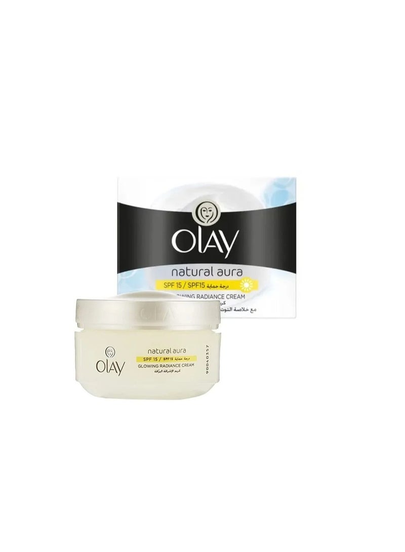 Olay Pack Of 2 Natural Day And Night Cream SPF15 50g - Image 2