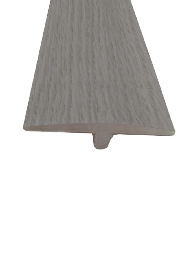 ستيب كليك شريط انتقالي حرف T بي في سي متين وعالي الجودة رمادي 1.3 x 4 x 290 سم JF-T428-121 