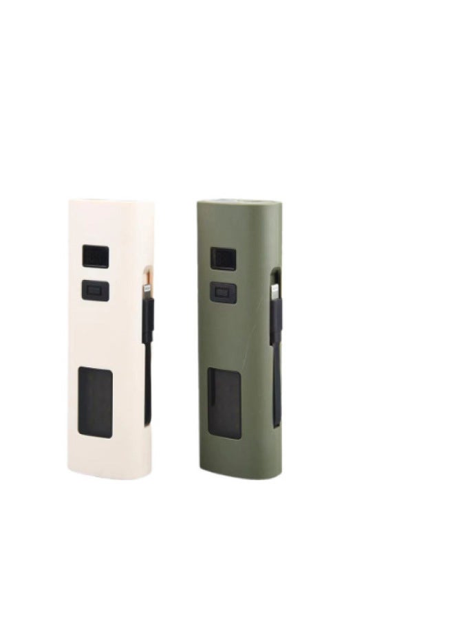 New Multi-function Bicycle Light Charging Treasure With Side Light Warning Light Digital Power Display With Strong Magnetic Flashlight