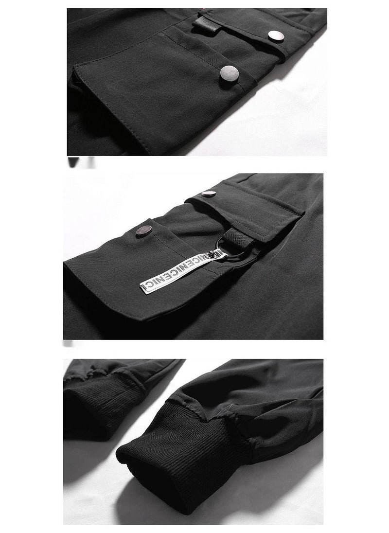 Generic - Men's Cargo Pants Casual Pants Loose Fit Ankle-Tied with Elastic Drawstring Suitable for Various Body Types Casual and Trendy - Image 1