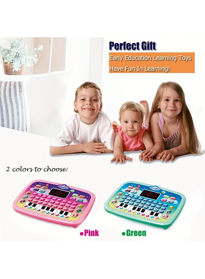 لوح تعليم الأطفال الصغار بشاشة LED لتعليم الأبجدية والأرقام والموسيقى والكلمات والرياضيات لعبة إلكترونية تفاعلية للتنمية المبكرة - Image 3