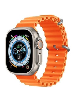 Cidea TW8 Ultra Smartwatch Series S8 1.96 Inch Screen Smart Watch with Silicone Strap Orange