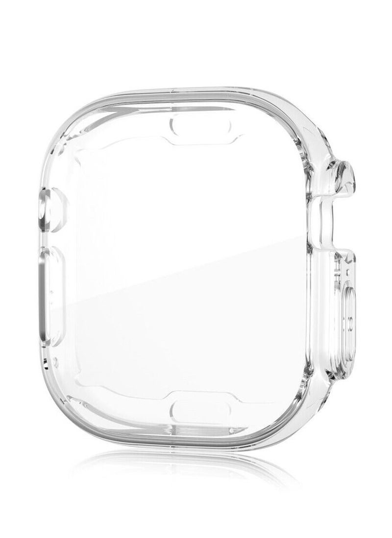 CATANES - Apple Watch Ultra 49mm Case Clear Soft Flexible TPU Full Screen Coverage Protective Transparent Bumper Cover - Image 1