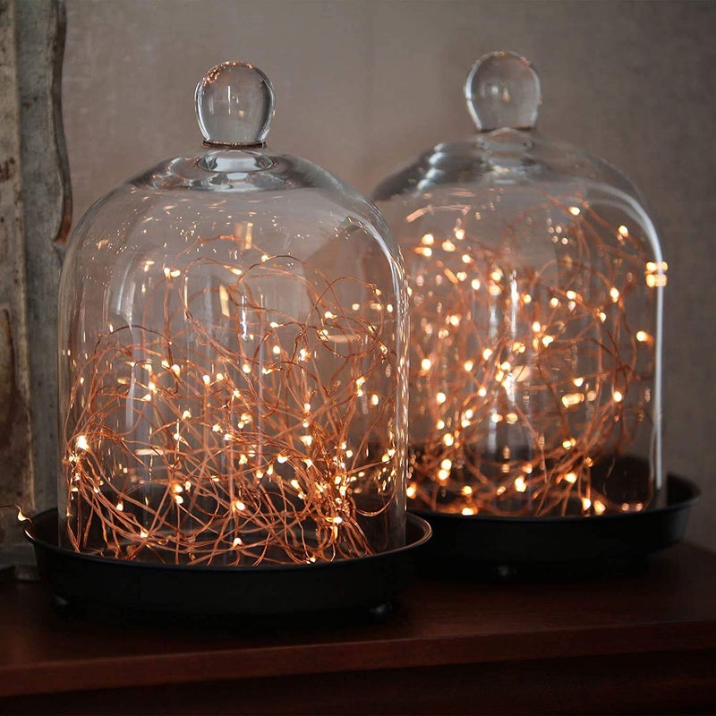 Lexton Lexton 5 Meter 50 LEDs LED Fairy String Lights USB Powered and 3 AA Battery Operated for Indoor Decorations Battery not Included Warm White Pack of 1 Standard Lex5mcopperUSBBattery  - Image 3