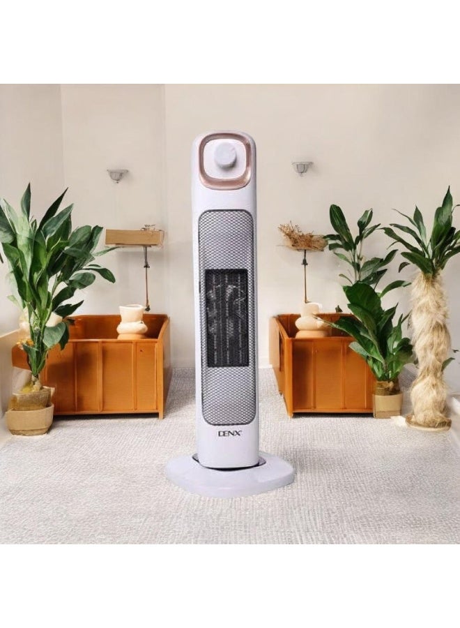2000W Electric Room Heater, White - Powerful Electric Heater - Fast Heating, High Safety, Modern Design - Image 3