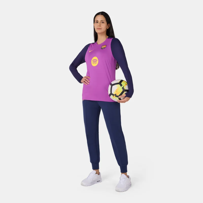 Nike Blue Women's FC Barcelona Strike Football Top for Women | Best Price UAE