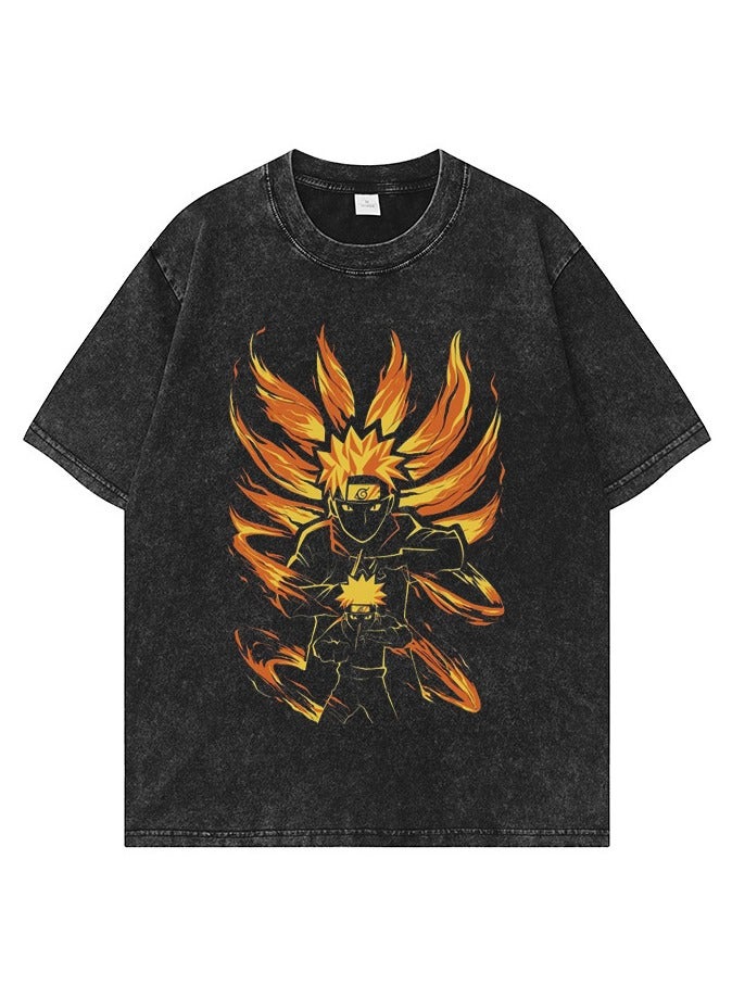 KUYING Fire Shadow Pirate King T-shirt Large 