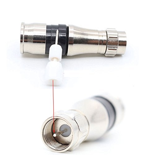 ANHAN F Type RG11 Coax Cable Compression Fitting/Connector with Weather Seal O Ring 10PACK - Image 4