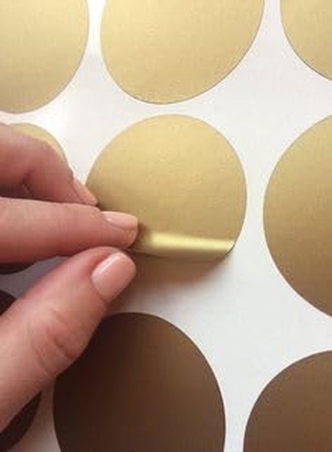 Sehgal Store Golden Dot Stickers (1.5 inch) Round Dot Sticker Self Adhesive, Gifts, Crafts, and Product Branding (Pack of 250) - Image 3