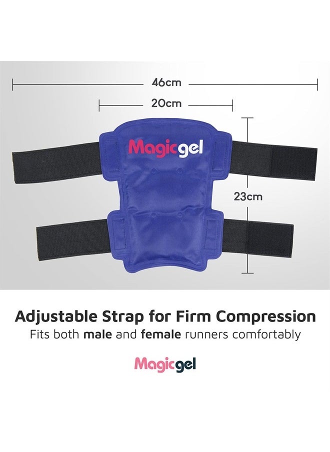 Magic Gel Shin Splint Relief: Hot & Cold Packs, Cryoball & Stretch Bands for Shin Splints | Hot & Cold Therapy for Leg Pain Relief | by Magic Gel  - Image 2