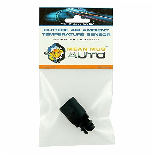 Mean Mug Auto حساس درجة حرارة الهواء الخارجي Mean Mug Auto 2223-12019A - متوافق مع أودي، فولكس فاجن VW - بديل لرقم OEM #: 8Z0820535، WT5614، AX178، 5S11873، 6RD820535، 8Z0820535A - Image 1