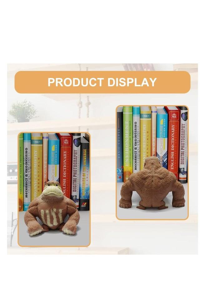 Squishy Monkey Decompress and Squeeze Stress Toy, Animal Styling Relief Stretchy Toys, Elastic Soft Fidget Gift for Children Adults Birthday  - Image 5