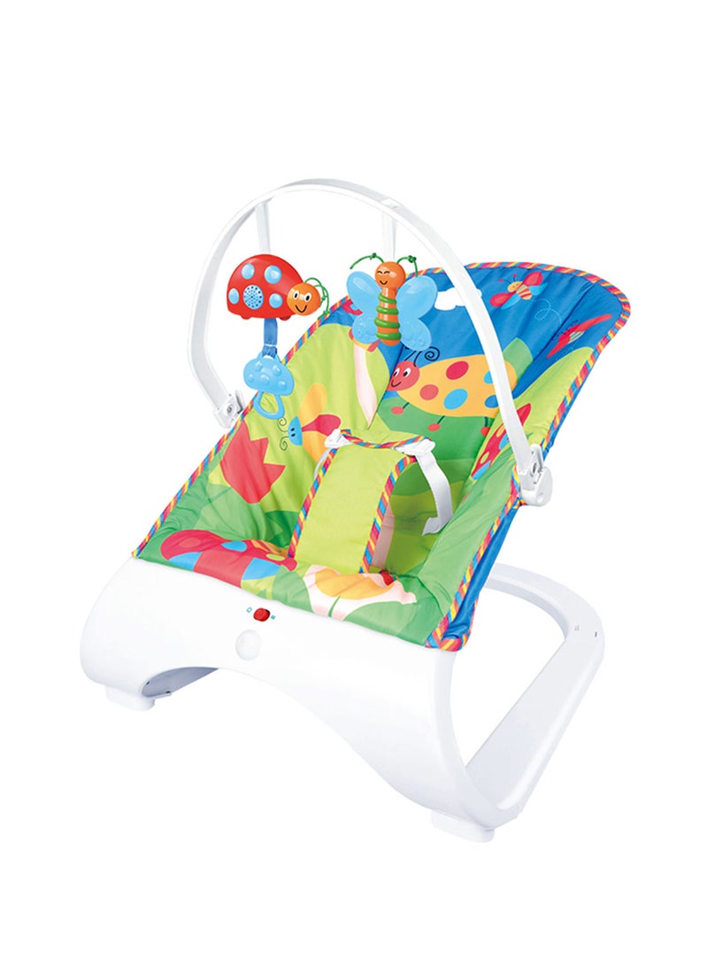 Vibration Baby Rocking Chair. Baby Rockers With Music, Lightweight Baby Swing, Can Lie And Sit - Image 1
