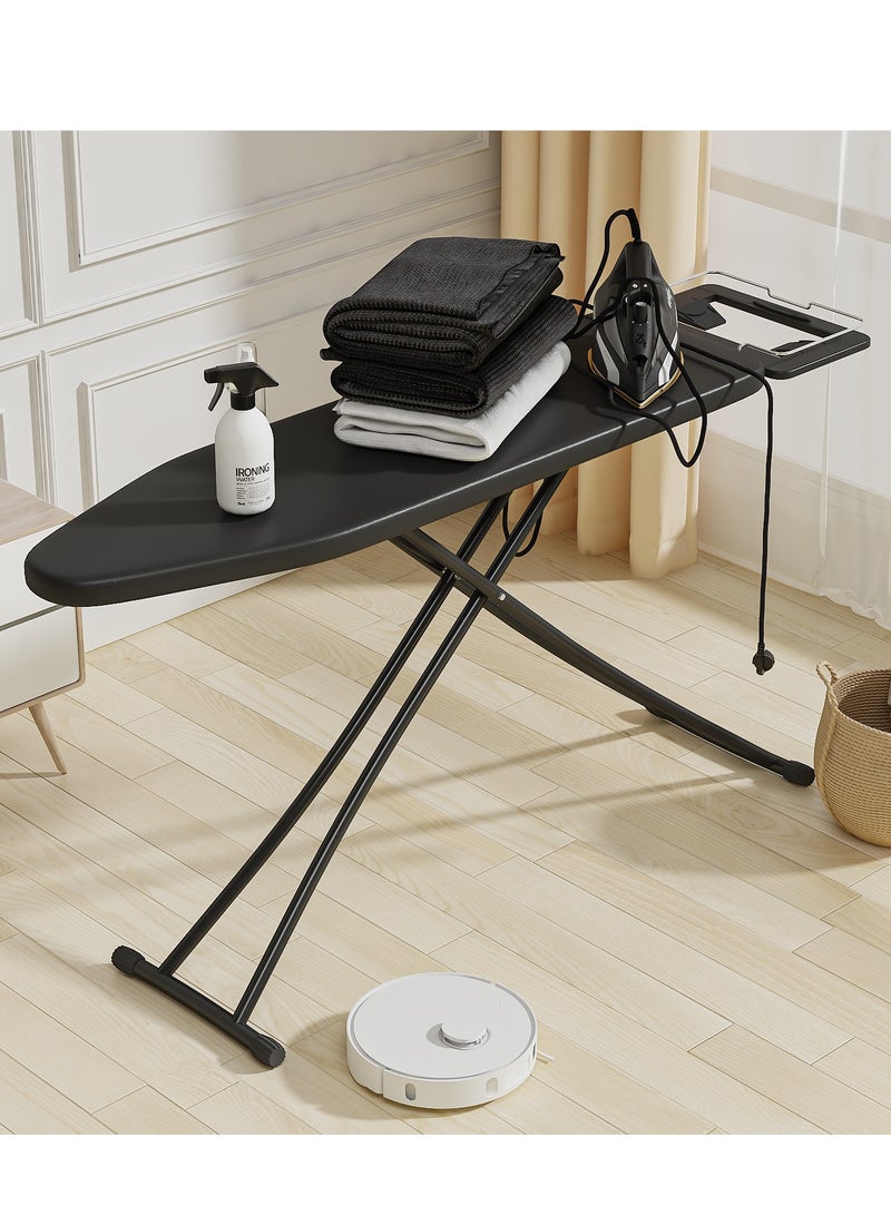 MIXDE Ironing Board with a Black Heat-Resistant Cover Size 130x46 cm - Image 3