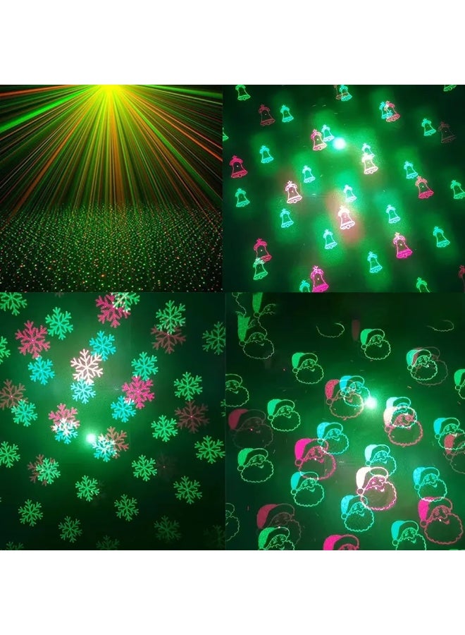 أضواء الليزر للدي جي من  أضواء حفلات ديسكو متزامنة مع الصوت لتزيين الكريسماس والفعاليات - Image 5