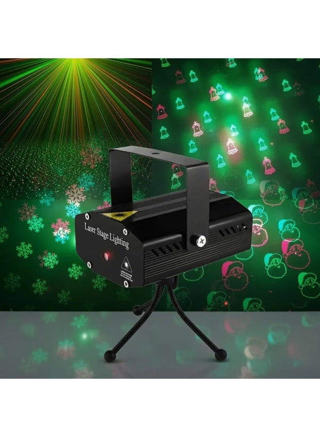أضواء الليزر للدي جي من  أضواء حفلات ديسكو متزامنة مع الصوت لتزيين الكريسماس والفعاليات - Image 2