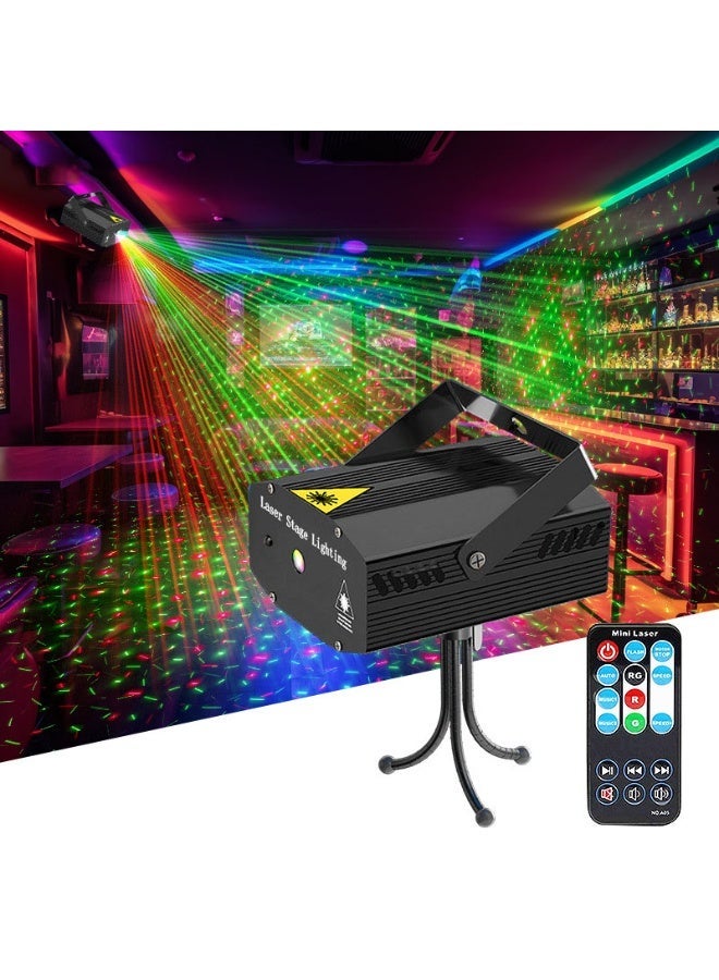 أضواء الليزر للدي جي من  أضواء حفلات ديسكو متزامنة مع الصوت لتزيين الكريسماس والفعاليات - Image 1