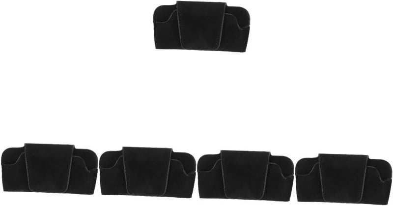 5 Pack Car Sunglasses Holder Clip for Sun Visor Portable Eyeglass Organizer Prevents Scratches - Image 1