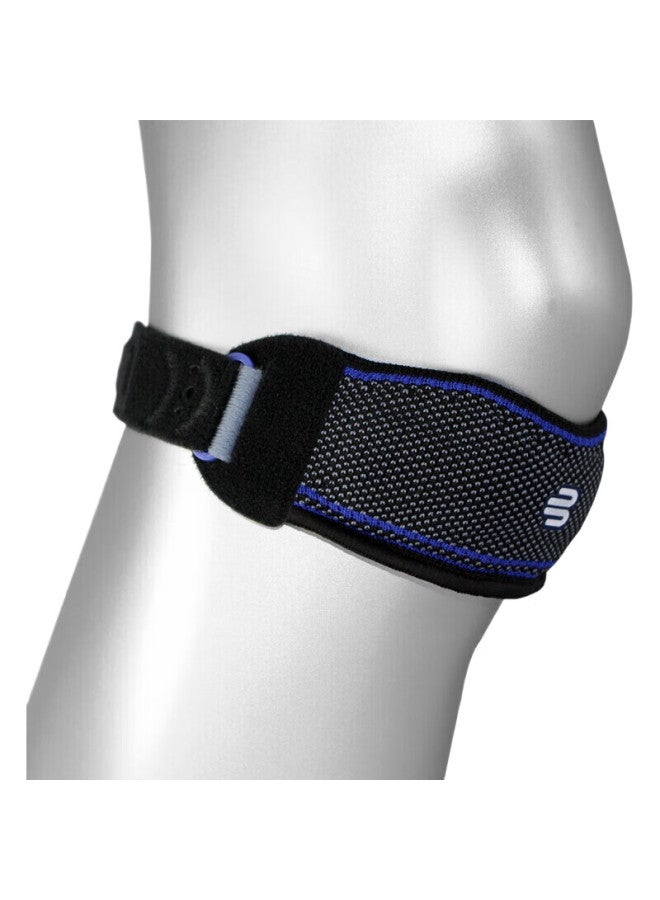 Bauerfeind حزام باتيلا أصلي ألماني للركض والقفز وحماية الركبة ودعم باتيلا جينوبوينت أسود مقاس 2 - Image 3