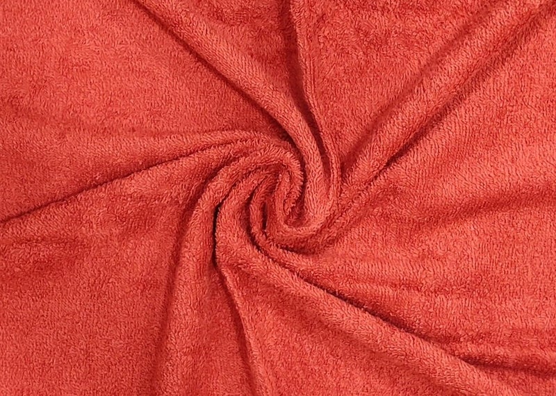 Caslino Pure Cotton Bath Towels Pack of 2 Soft and Absorbent 70 x 140 cm 400 GSM Large Size Towel for Women Men Pack of 2 Red - Image 5