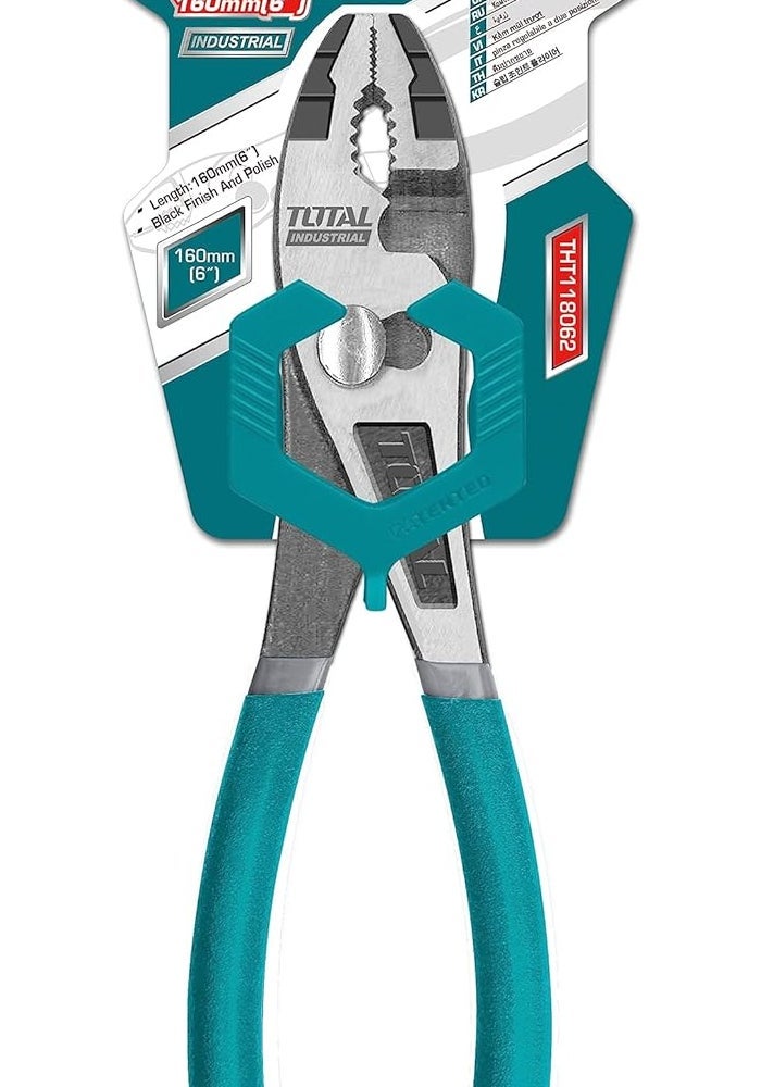 TOTAL TOTAL 8" Slip Joint Pliers - Adjustable Hand Tool - Image 2