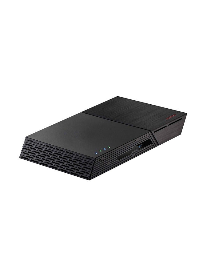 Asustor Flashstor 12 Pro FS6712X - 12 Bay All-SSD NAS, Intel Quad-Core 2.0GHz, 12x M.2 SSD Slots, 10GbE Port, 4GB RAM DDR4, Rapid Storage for Creators, Computer Network Attached Storage (Diskless)