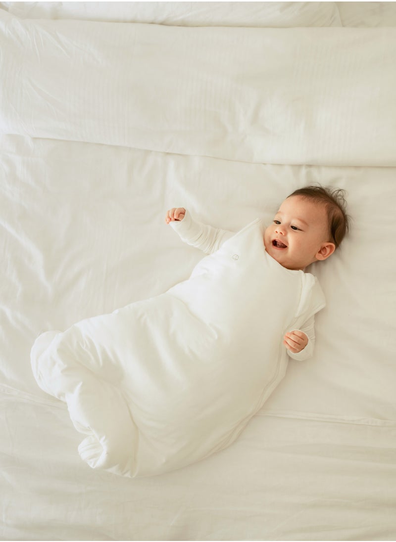 Anvi Baby Organic Bamboo Sleeping Bag- White  - Image 4