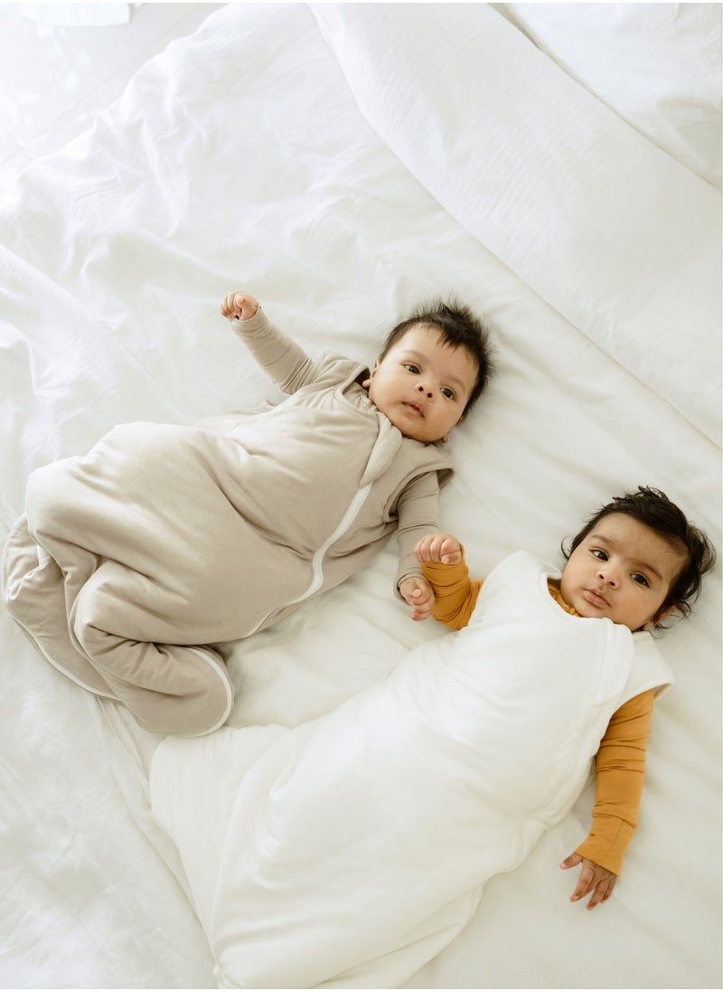 Anvi Baby Organic Bamboo Sleeping Bag- White  - Image 5