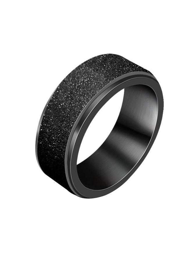Titanium Steel Matte Ring – 8MM Durable Unisex Ring, Comfort Fit, Scratch-Resistant, Fashion Jewelry for Daily Wear, Gifting & Special Occasions  - Image 1