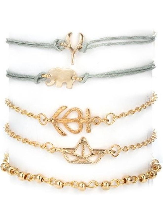 NIBEMINENT - 5-Piece Fashionable Bracelets - Image 1