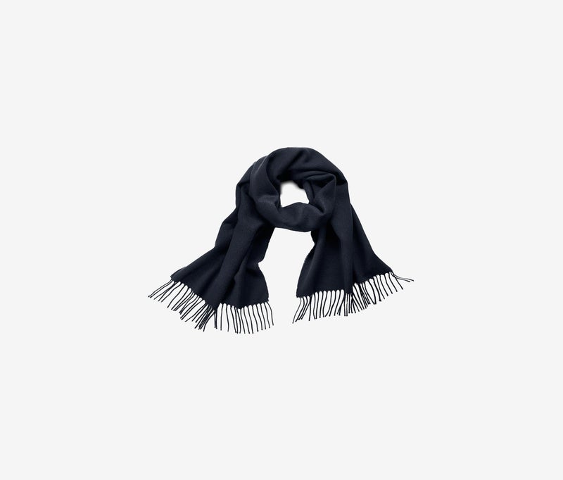 Tchibo Women Scarfs with Fringe, Dark Blue  - Image 2