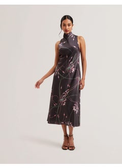 Ted Baker Printed Cowl Neck Dress  - Image 1