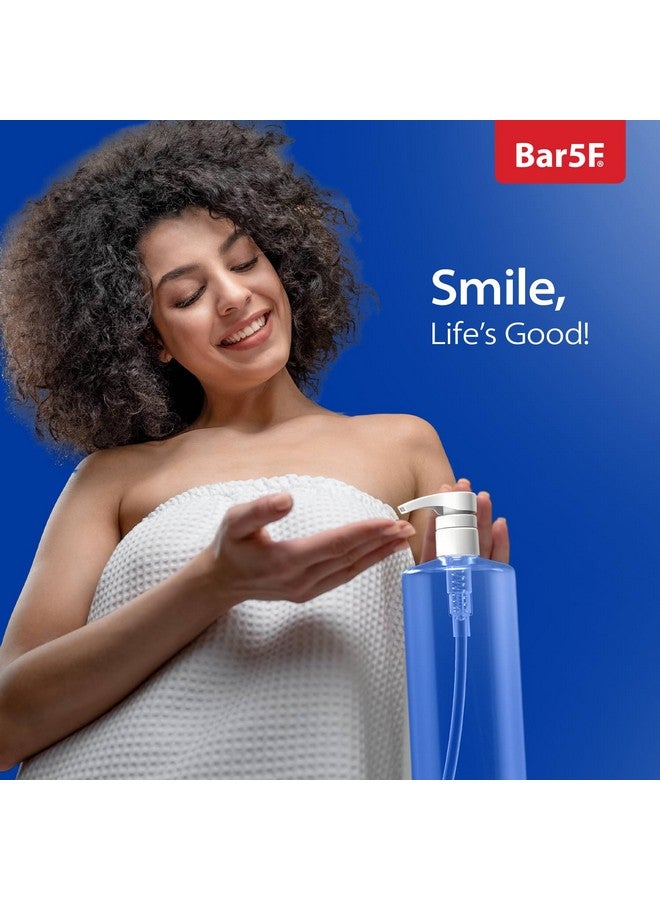 Bar5F Pump Bottle 32-Ounce 1-Liter Empty for Shampoo Conditioner Body Wash Lotion BPA-Free Crystal-Clear - Image 4