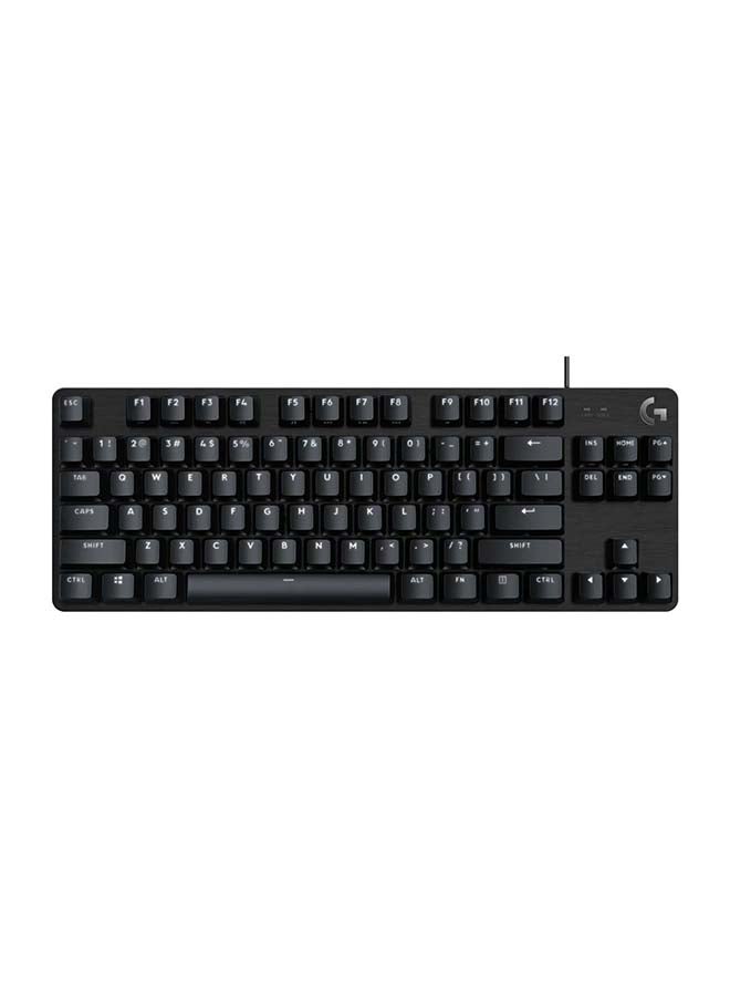 لوجيتيك لوحة المفاتيح G413 TKL SE  للألعاب بمفاتيح تعمل باللمس، لون أسود - Image 1