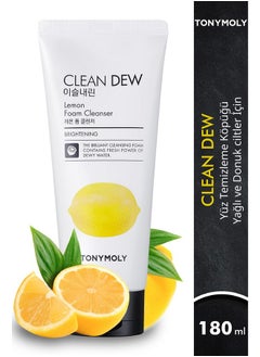 TONYMOLY TONYMOLY Clean Dew Lemon Foam Cleanser, Lemon, 6 Fl Oz  - Image 2