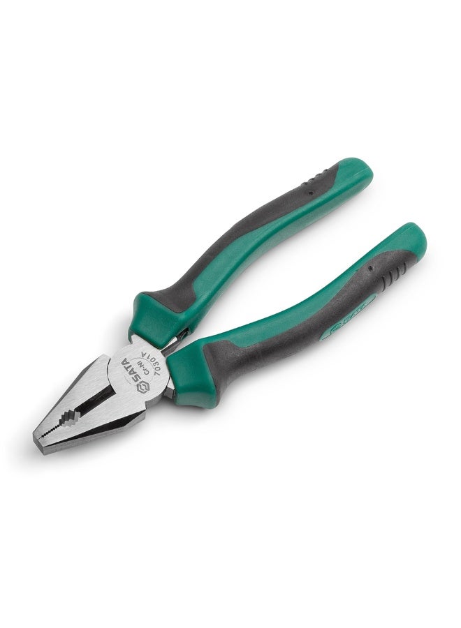 Sata 7-Inch Linesman Combination Pliers with Nickel-Chrome Steel Body and Anti-Slip Handles-ST70302AST  - Image 1