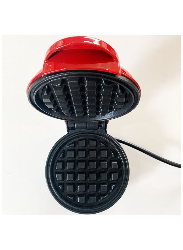 Mini Waffle Maker Waffle Home Kids Breakfast Maker Portable Electric Baking Pan - Image 4