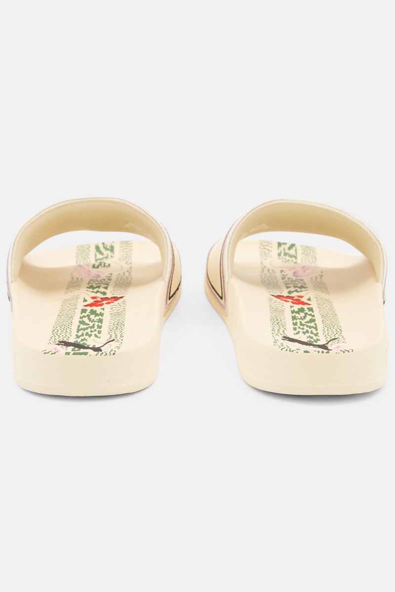 PUMA Puma x Liberty Women Leadcat 2 F Slip On Embroidered Slipper, Beige - Image 4