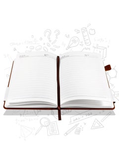 عربست دفتر ملاحظات A5 ، دفتر ملاحظات دفتر يوميات A5 ، يوميات غلاف مقوى من 360 صفحة مع حلقة قلم للمكتب والمدرسة والمنزل وكتابة الأعمال وتدوين الملاحظات  - Image 4