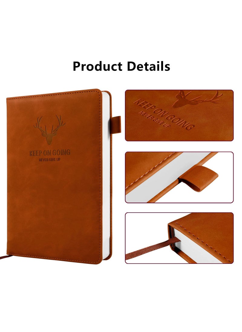 Arabest - Notebook A5, Journal A5 Notebook Notepad Note book, 360 Pages Hardcover Journal Notebooks with Pen Loop for Office School Home Business Writing & Note Taking - Image 1