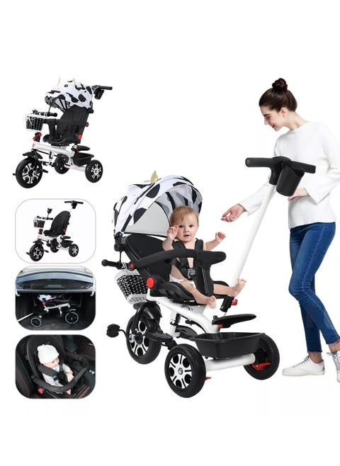 5 in 1 Foldable and Portable Tricycle Baby Stroller