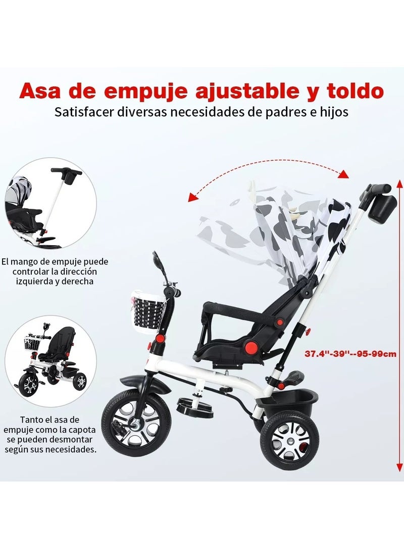 5 in 1 Foldable and Portable Tricycle Baby Stroller