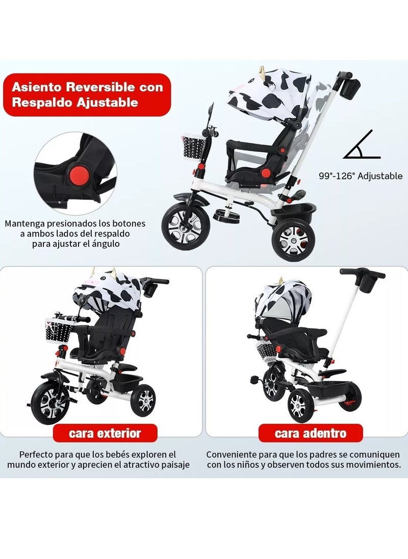 5 in 1 Foldable and Portable Tricycle Baby Stroller